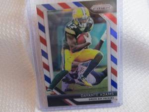 2018 Prizm Davante Adams Red, White...