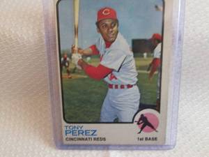 1973 Topps Tony Perez Card...