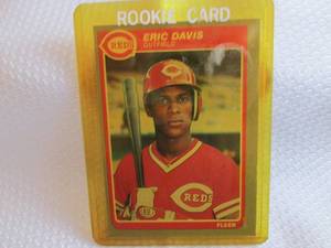 1985 Fleer Eric Davis Rookie Card...