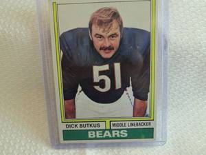 1974 Topps Dick Butkus Card...