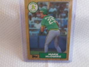 1987 Topps Mark McGwire Card...