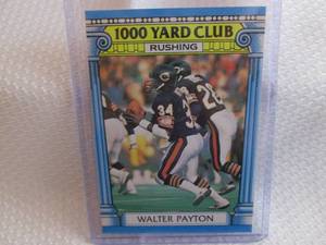 1987 Topps Walter Payton 1000 Yard ...