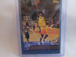 2001-02 Topps Kobe Bryant Card...