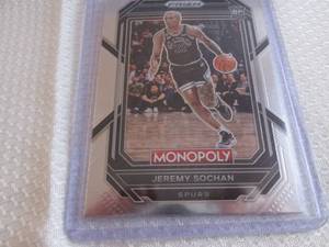 2022-23 Prizm Jeremy Sochan Monopol...