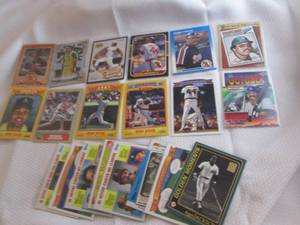 Assorted Reggie Jackson Cards...