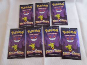 7  Pokemon Trick Or Trade Packs...