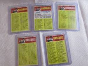 Assorted 1970 Topps Baseball Checkl...