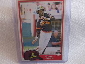 1981 Topps Ozzie Smith Card...