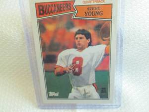 1987 Topps Steve Young Card...