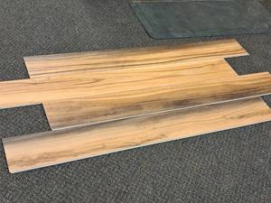 lot 717 image: Lot of (17 Boxes) Liberty Plank Harpers Park Click-Snap Floating 100% Waterproof Luxury Plank Flooring by United Surface Solutions 28.84-sq.ft.  Total Coverage 490.28-sq.ft.