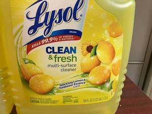 lot 34 image: Lysol Clean & Fresh Cleaner