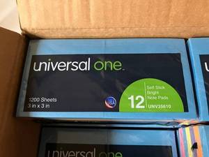 lot 10 image: Bulk Colored Sticky Notes
