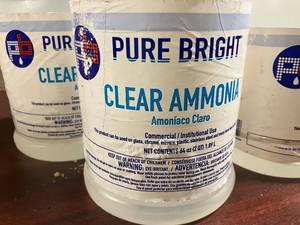 lot 48 image: Clear Ammonia
