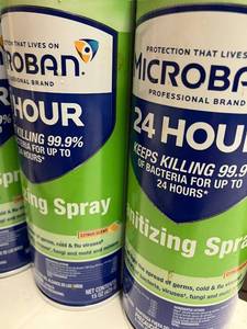lot 137 image: Microban Sanitizing Spray