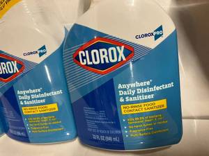 lot 121 image: Clorox Anywhere Disinfectant