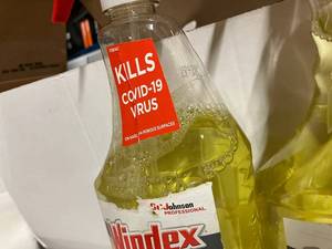 lot 114 image: Windex Multi-Surface Disinfectant