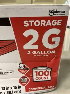 lot 53 image: Ziploc 2 Gallon Bags