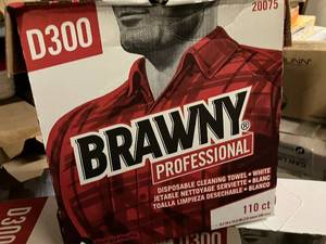 lot 64 image: Brawny Disposable Towels