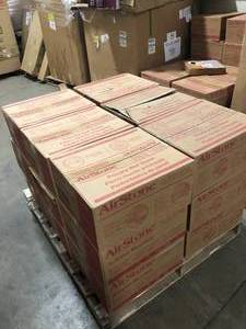 lot 43 image: 24 Boxes of AIRSTONE Autumn Mountain Brown Cement Standard Primary Wall Tiles  Customer Returns See Pictures