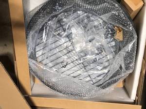 lot 51 image: Hampton Bay 22 in. Outdoor Round Steel Fire Pit Insert Replacement Set (3-Pieces) Customer Returns See Pictures