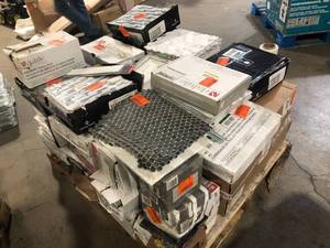 lot 11 image: Pallet of Mixed Assorted Flooring  Various Models and Conditions Customer Returns See Pictures
