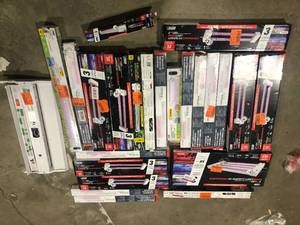 lot 30 image: Lot of Assorted Lighting  Various Sizes Models and Conditions  Customer Returns See Pictures