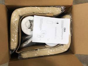 lot 36 image: LACOO 33 in. - 44 in. Height khaki Low Back Metal Adjustable Bar Stool with PU Leather-Seat 360° Swivel (Set of 2) Customer Returns See Pictures