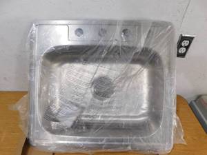 Glacier Bay 23-Gauge Single Bowl Kitchen Sink