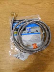 Everbilt 38 in. COMP x 38 in. COMP x 96 in. Universal Stainless Steel Dishwasher Connector