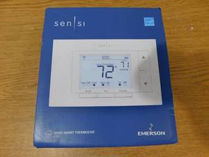 Emerson Sensi 7-day Programmable Wi-Fi Smart Thermostat, No C-Wire Required for Most Systems