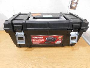 Husky 24 in. Hand Tool Box in Black