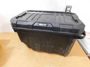 Anvil 24 in. Black Plastic Rolling Tool Box