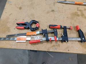 (3) BESSEY Clutch Style 24 in. Capacity Bar Clamp