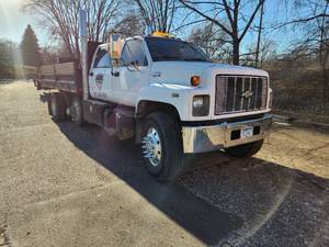 1991 Chevrolet C7 Kodiak Cat Diesel Medium Conventional Cab 104in. Crew Cab Dump Truck