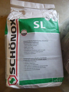 3 Bags of Schonox Cement-Based Rapid Drying, Smoothing and Finishing Compound.