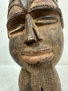 Nigerian Wood Carved Head