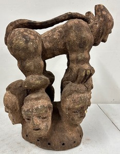 LARGE Cameroon Jaguar Wood Carving