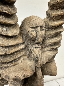 Antique Santa Domingo God of Work Mask