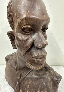 Hand Carved African Bust