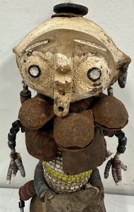 African Mixed Material Small Figure