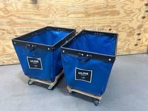 lot 8 image: ULINE Lot of 2- Basket Trucks