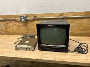 lot 22 image: HITACHI Video Monitor Model VM-1220U with FOR-A Crossline Generator Model IV-570