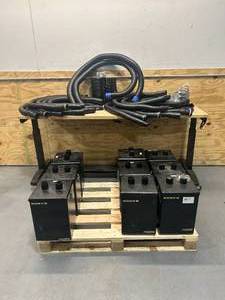 lot 26 image: EDSYN Lot of 9- Fume Extractor Units with Hoses and Power Cords