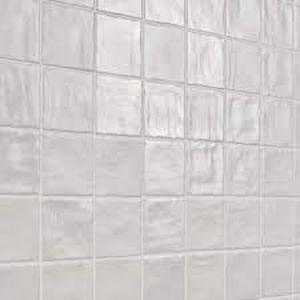 lot 61 image: Ivy Hill Tile Amagansett Gin White 4 in. x 4 in. Mixed Finish Ceramic Wall Tile (21.52 Sq. Ft.)