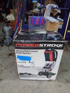 lot 105 image: Power Stroker hvlp portable spray paint system. New. Sealed in box. As shown. THIS ITEM HAS A RESERVE.