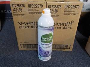 lot 69 image: 16 x 13.9 oz Cans Seventh Generation Disinfectant Spray