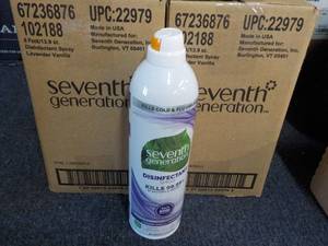 lot 70 image: 16 x 13.9 oz Cans Seventh Generation Disinfectant Spray