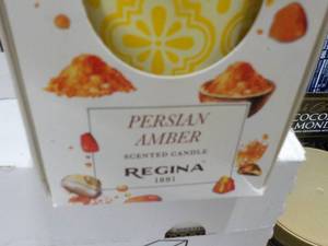 lot 79 image: 12 Regina Persian Amber Candles...