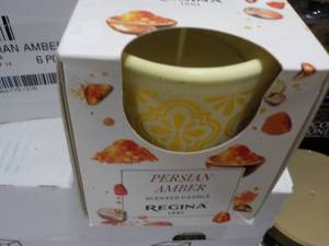 lot 80 image: 12 Regina Persian Amber Candles...