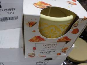 lot 84 image: 12 Regina Persian Amber Candles...